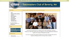Desktop Screenshot of beverlytoastmasters.org